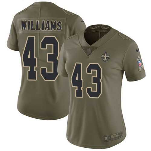 Women Nike Saints 43 Marcus Williams Olive Salute To Service Limited Jersey Dzhi,We sell and wholesale Women Nike Saints 43 Marcus Williams Olive Salute To Service Limited Jersey Dzhi on line form chian!
